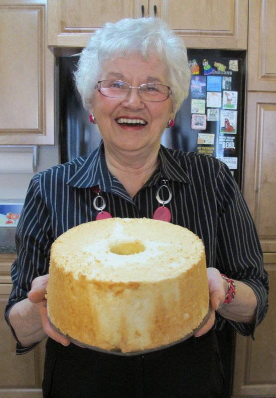 Angel Food Cake In A Loaf Pan - Homemade In The Kitchen