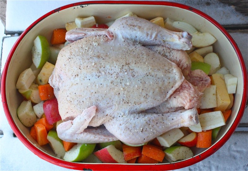 Roast Chicken and Apple Cider Pan Stew A Canadian Foodie