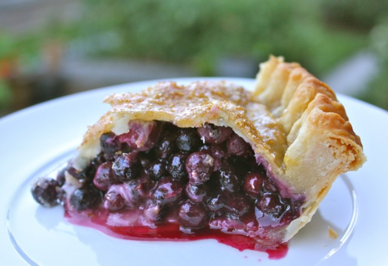 Traditional Homemade Saskatoon Berry Pie