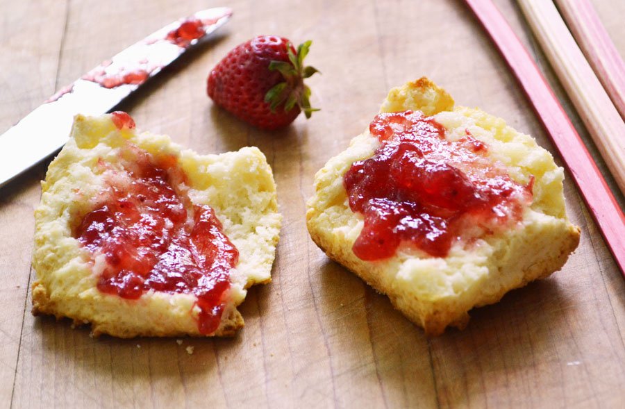 Julie Strawberry rhubarb Jam (Val)