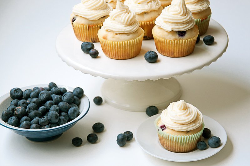 Heather Lang Blueberry Cupcakes