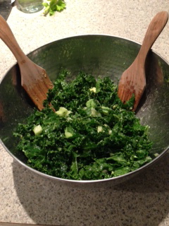 Shirley Plant kale salad