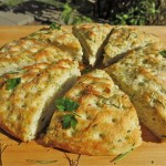 homemade focaccia