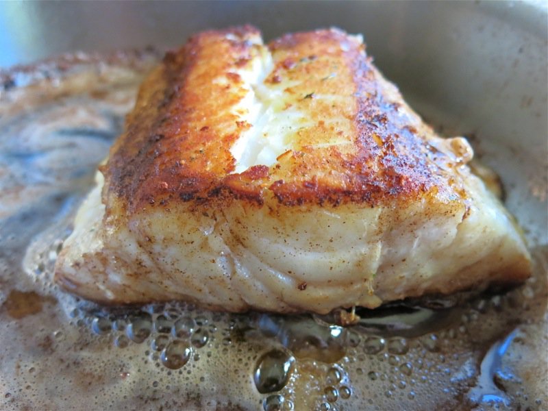 Pan Fried Ling Cod