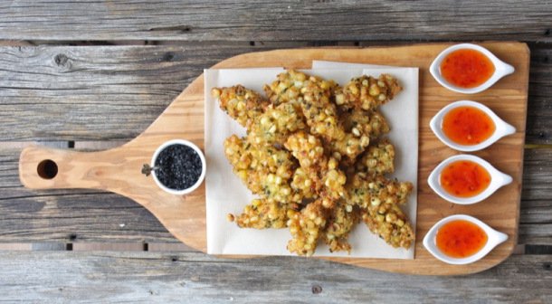 A Canadian Foodie Cornmeal Fritters