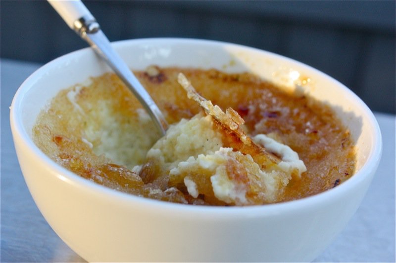 A Canadian Foodie Creme Brulee with Duck Eggs