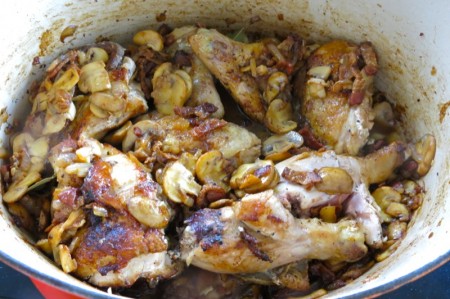 Quick Chicken in Wine