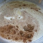 2 Spices steeped in milk