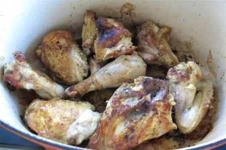 Quick Chicken in Wine