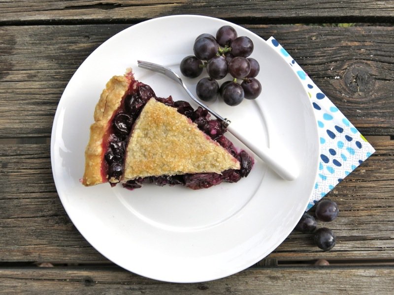 Canadian Classic Concord Grape Pie