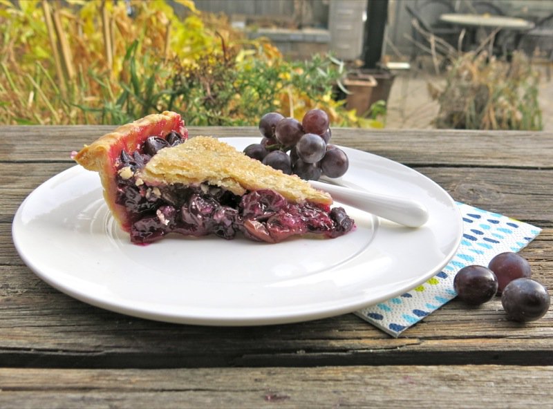 Canadian Classic Concord Grape Pie