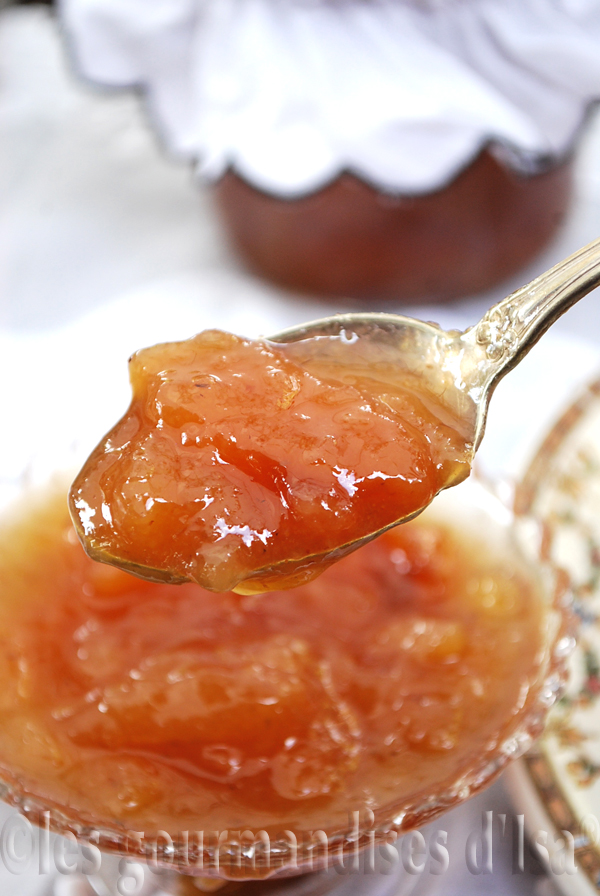 Isabelle confiture de poires à la fève tonka