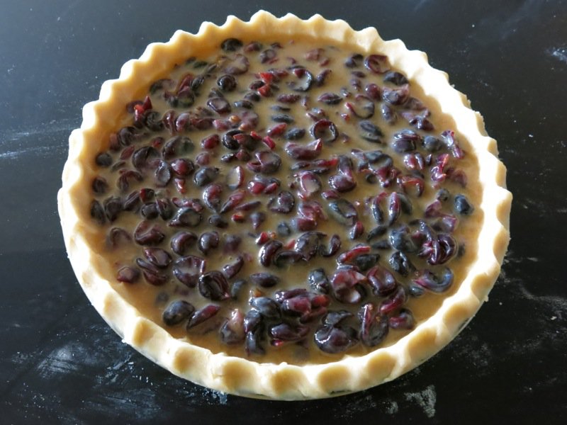 Concord Grape Pie with Crumble Topping