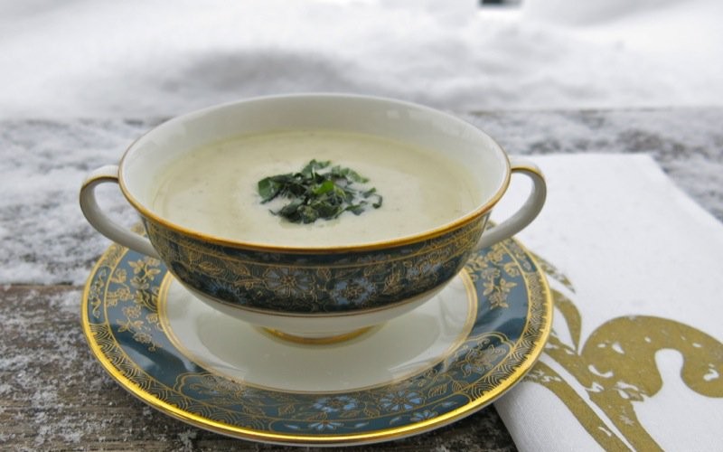 Humble White Turnip Soup