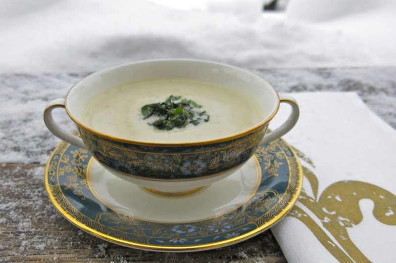 Humble White Turnip Soup