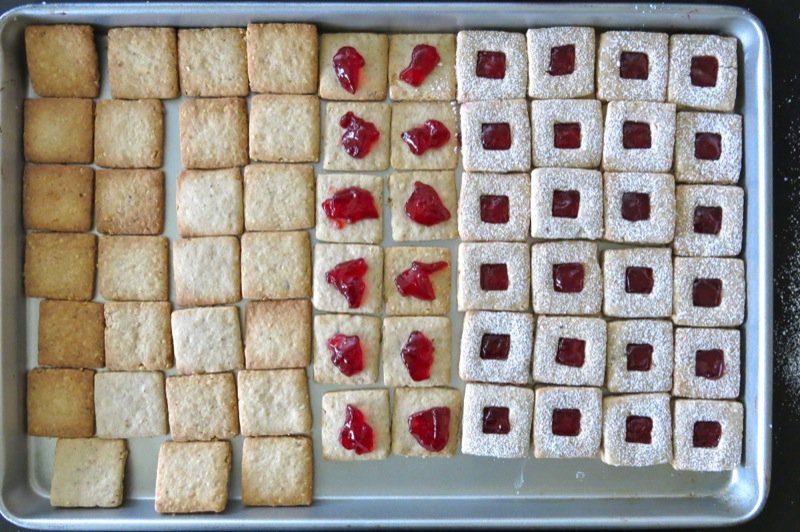 Linzer Sandwich Cookies