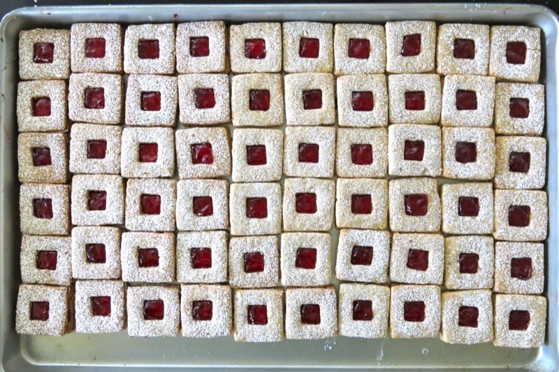 Linzer Sandwich Cookies