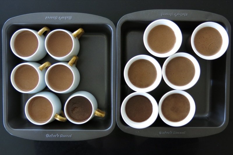 Chocolate Pots de Creme or Pots de Créme au Chocolat