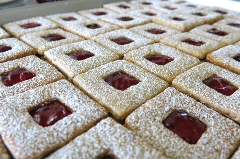 Linzer Sandwich Cookies