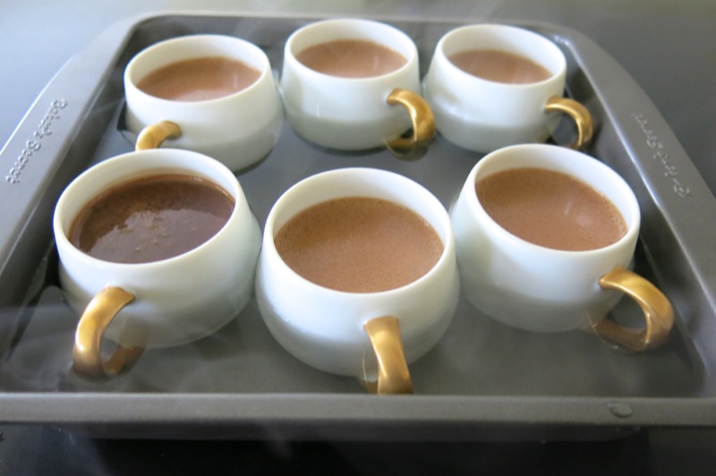 Chocolate Pots de Creme or Pots de Créme au Chocolat