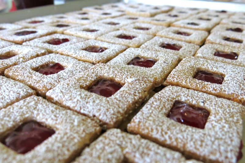 Linzer Sandwich Cookies