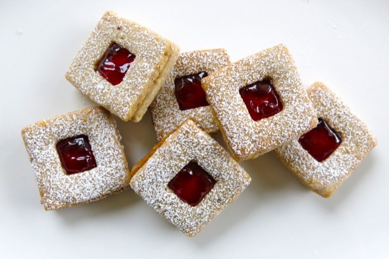 Linzer Sandwich Cookies