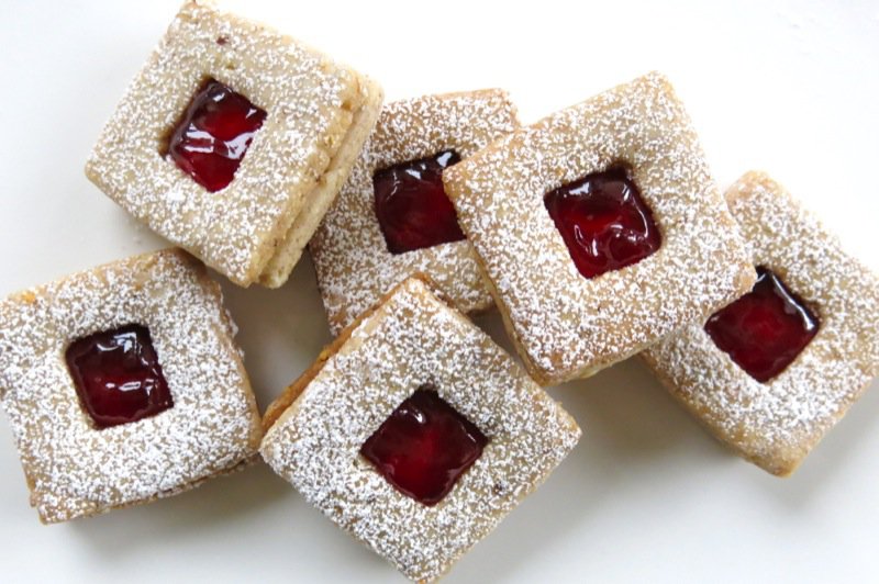 Linzer Sandwich Cookies