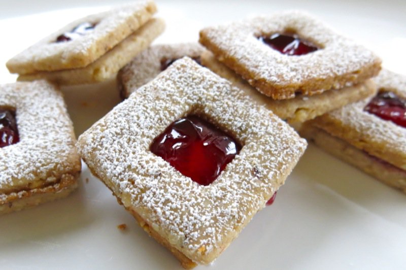 Linzer Sandwich Cookies