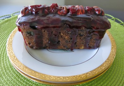 Traditional Canadian Christmas Cake or Bourbon Fruit Cake