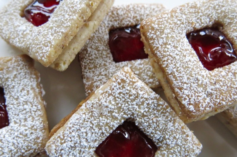 Linzer Sandwich Cookies