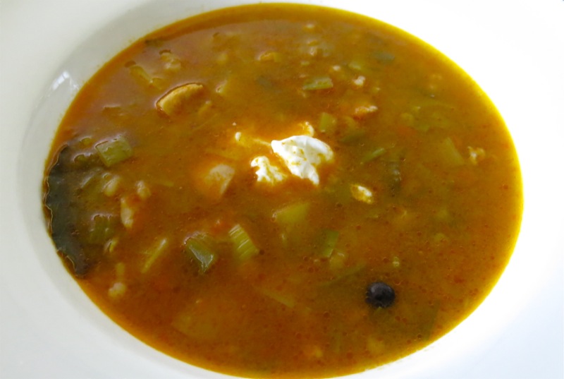 Polish Barley Soup with Chicken