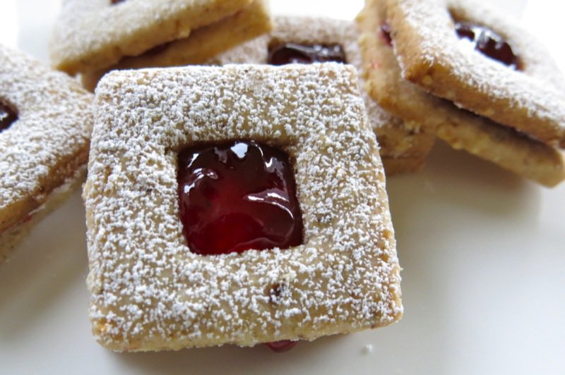 Linzer Sandwich Cookies