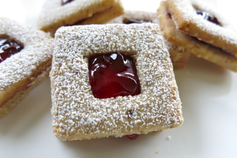 Linzer Sandwich Cookies