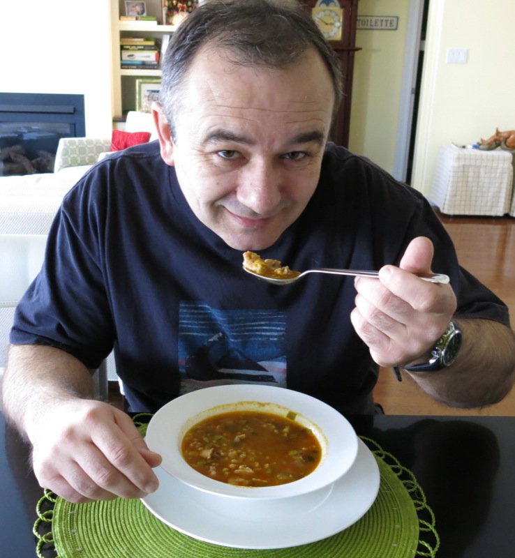 Polish Barley Soup with Chicken