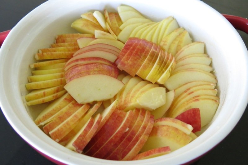 Autumn Apples with Latin Foods Queso Fresco