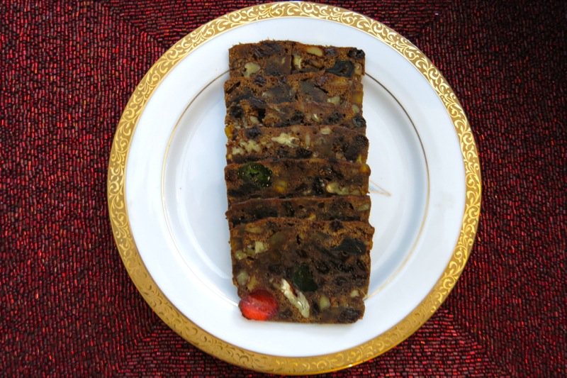 Traditional Canadian Christmas Cake or Bourbon Fruit Cake