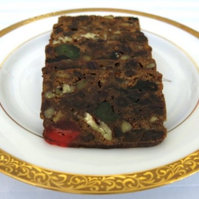 Traditional Canadian Christmas Cake or Bourbon Fruit Cake