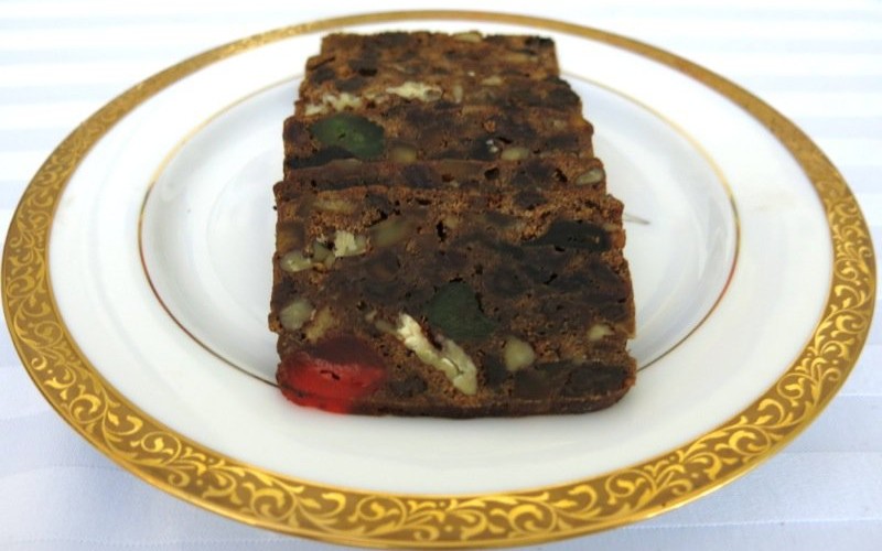 Traditional Canadian Christmas Cake or Bourbon Fruit Cake