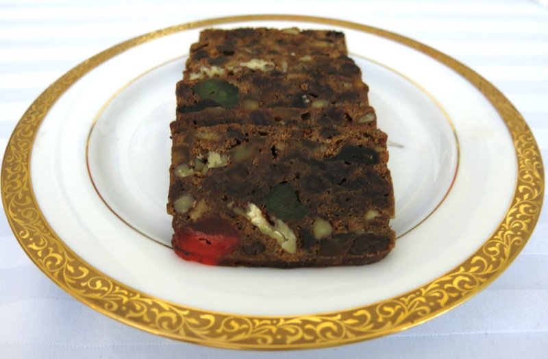 Traditional Canadian Christmas Cake or Bourbon Fruit Cake