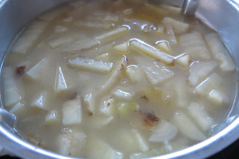 Humble White Turnip Soup