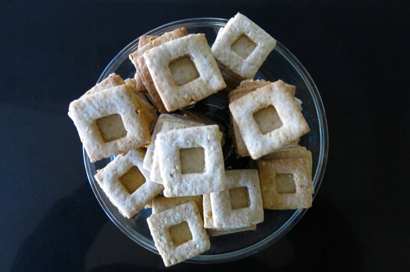 Linzer Sandwich Cookies