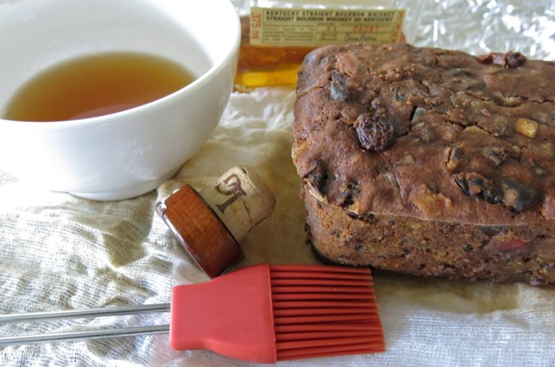 Traditional Canadian Christmas Cake or Bourbon Fruit Cake