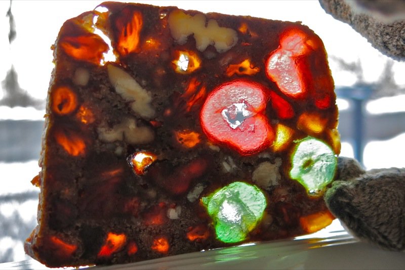 Traditional Canadian Christmas Cake or Bourbon Fruit Cake