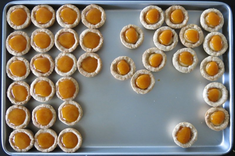 Apricot Almond Tarts