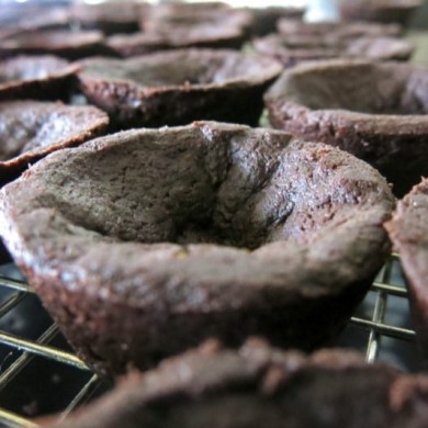 Chocolate Shortbread Crust or Tart Shells