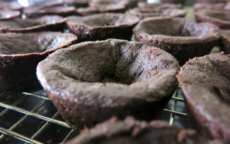 Chocolate Shortbread Crust or Tart Shells