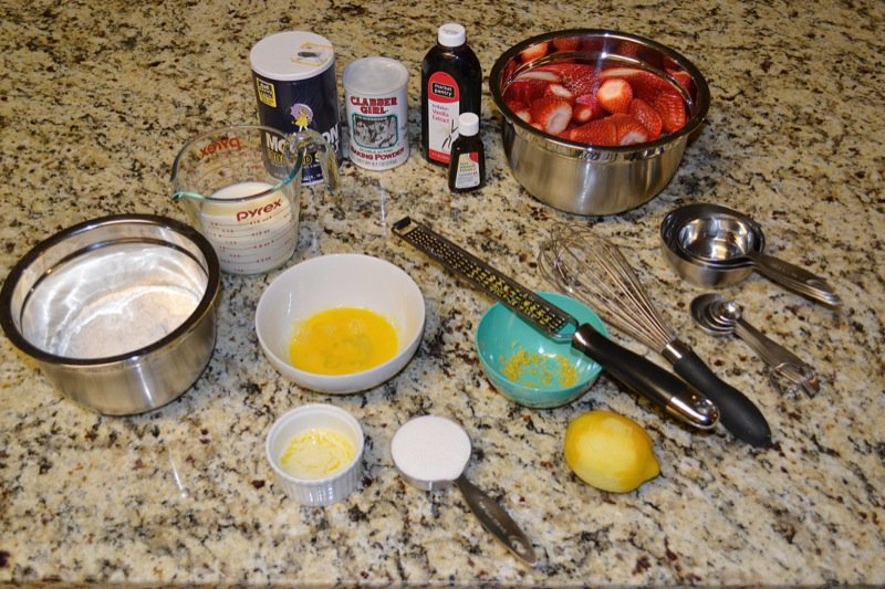 Strawberry Fritters for Valentine's Day