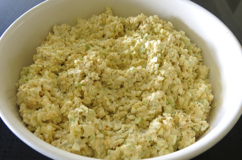 12 Homemade Eggsalad in bowl