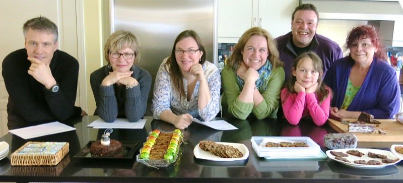 17 Group for Christmas Fruit Cake Tasting