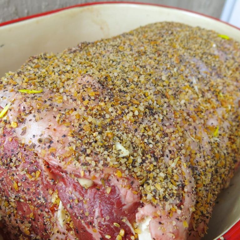 Alberta Beef: Know-Your-Farmer Garlic Stuffed Prime Rib Roast Beef